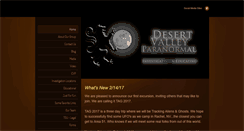 Desktop Screenshot of desertvalleyparanormal.com
